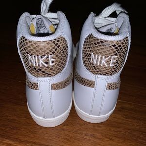 Snake skin Nike Blazers